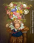 Famous Monkey Paintings - Dress Monkey 1